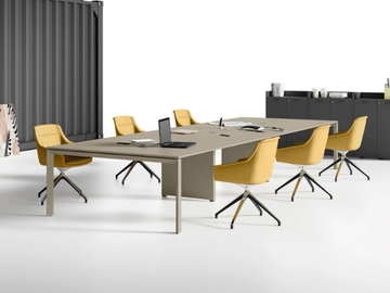 5TH ELEMENT - Rectangular wooden meeting table by Las Mobili - view 2